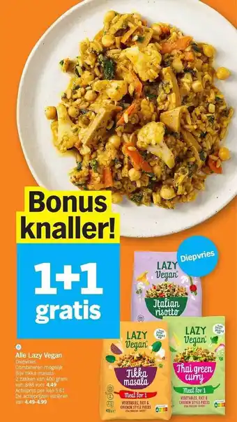 Albert Heijn Lazy vegan aanbieding