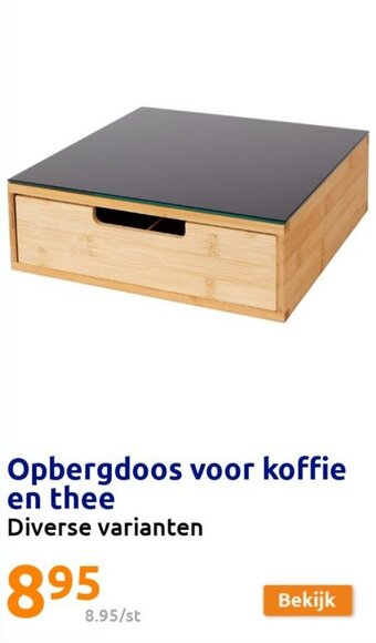 Opbergdoos voor Koffie en Thee