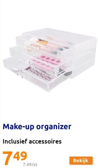 Action Make-up Organizer aanbieding