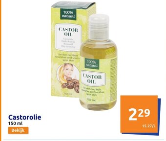 Action Castorolie 150ml aanbieding