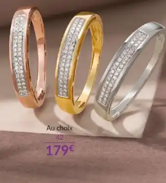Demi-Alliance or Jaune , or Blanc ou or Rose 375 Millièmes et Diamants au Choix 665920 - 877795 - 877781