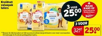 Kruidvat Kruidvat valuepak luiers aanbieding