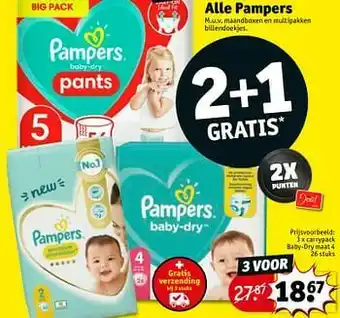 Kruidvat Carrypack baby-dry maat 4 aanbieding