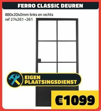 Bouwcenter Frans Vlaeminck Ferro classic deuren aanbieding
