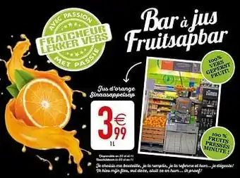 Cora Jus d`orange sinaasappelsap aanbieding