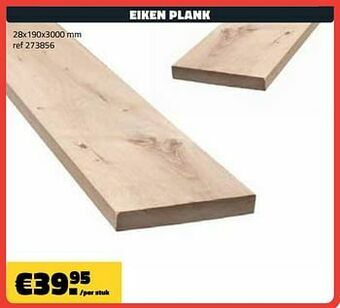 Bouwcenter Frans Vlaeminck Eiken plank aanbieding