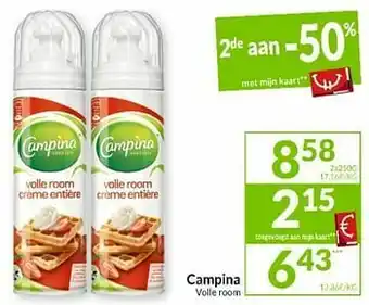 Intermarché Campina volle room aanbieding