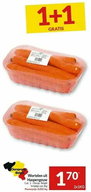 Intermarché Wortelen uit haspengouw aanbieding