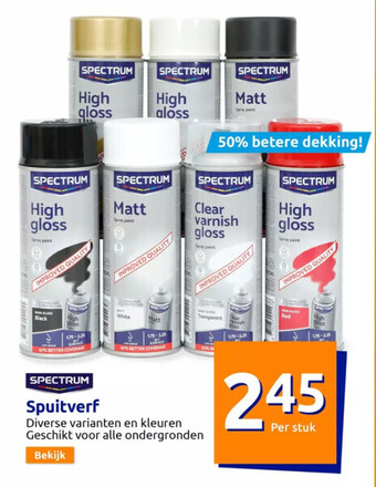 Action Spuitverf aanbieding