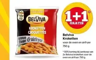 Spar Belviva kroketten voor de oven en airfryer 750 g aanbieding