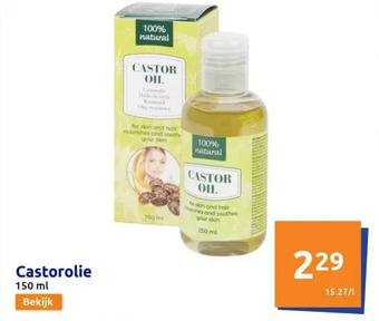 Action Castorolie 150 ml aanbieding