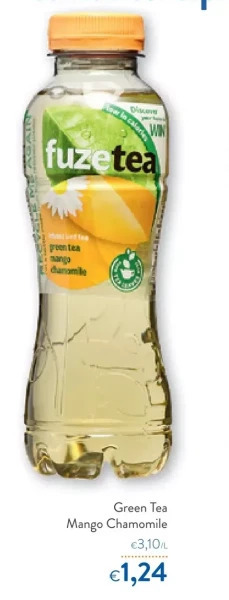 OKay Fuze tea green tea mango chamomile aanbieding