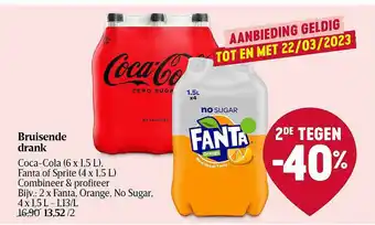 Delhaize Coca-cola, fanta of sprite aanbieding