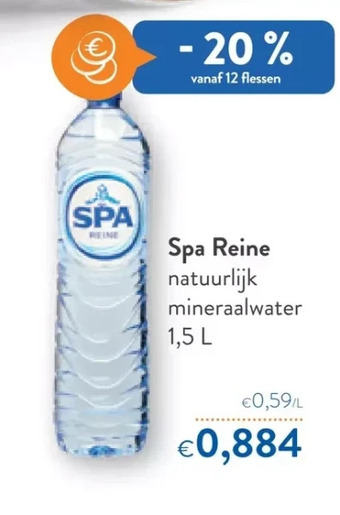OKay Spa reine natuurlijk mineraalwater 1,5 l aanbieding