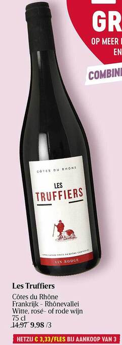 Delhaize Les truffiers aanbieding