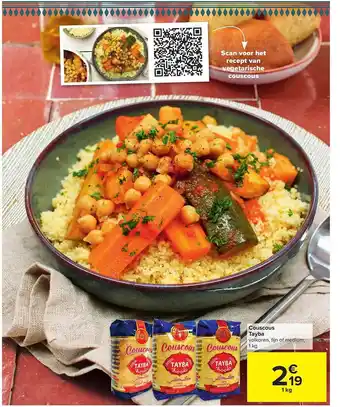 Carrefour Market Couscous tayba aanbieding