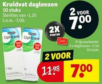 Kruidvat Kruidvat daglenzen aanbieding