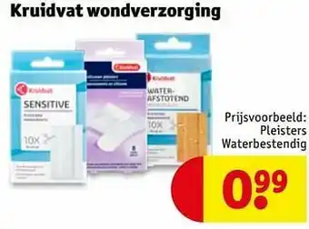Kruidvat Pleisters waterbestendig aanbieding