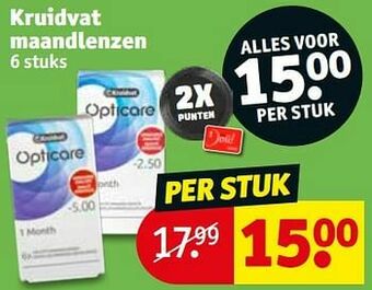 Kruidvat Kruidvat maandlenzen aanbieding