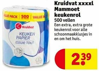 Kruidvat Kruidvat xxxxl mammoet keukenrol aanbieding