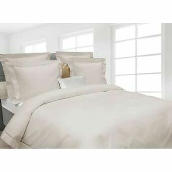 Leen Bakker Heckett & Lane dekbedovertrek Feline - zand - 140x220 cm - Leen Bakker aanbieding