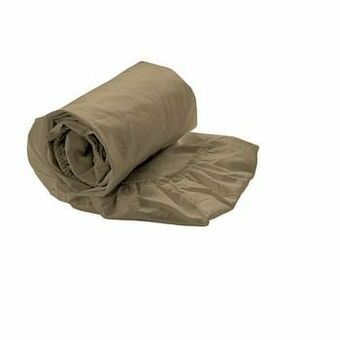 Royal Cotton hoeslaken Perkal - goudkleur - 90x200x35 cm - Leen Bakker