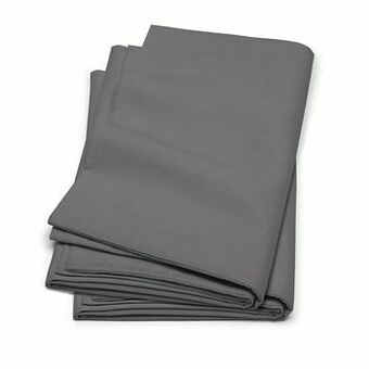Leen Bakker Cinderella kussensloop katoen (2 stuks) - antraciet - 60x70 cm - Leen Bakker aanbieding