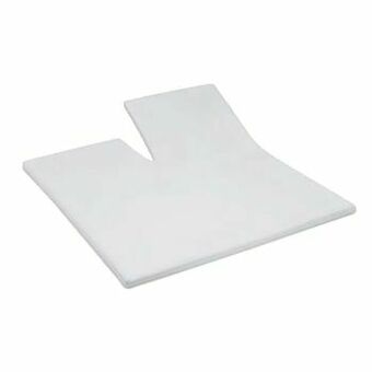 Leen Bakker Cinderella splittopper hoeslaken - lichtgrijs - 180x210 cm - Leen Bakker aanbieding