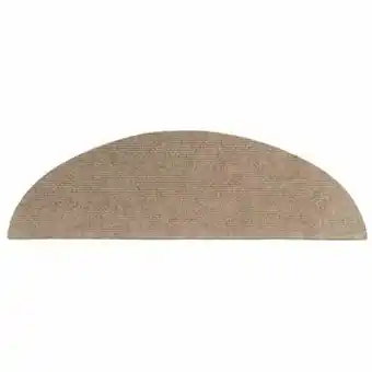 Leen Bakker Trapmat Ecostep - naturel - 16 stuks - Leen Bakker aanbieding