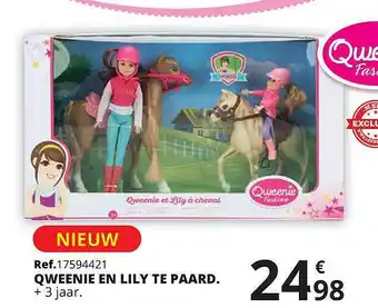 Qweenie En Lily Te Paard