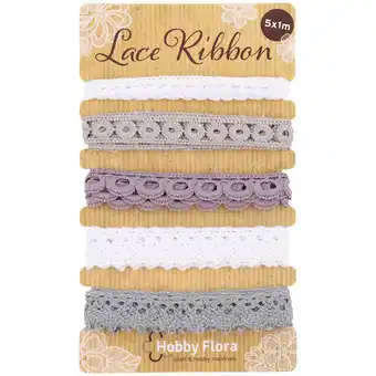Hobby flora kanten linten