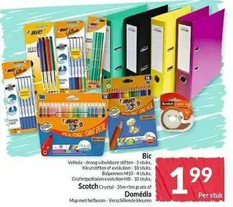 Intermarché Bic velleda - droog uitwisbare stiften aanbieding