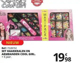Maxi Toys Set Haarkralen En Armbanded Cool Girl aanbieding