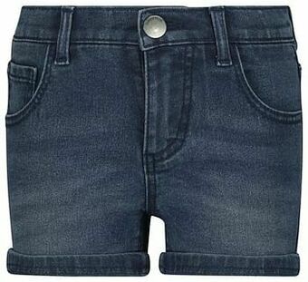 HEMA HEMA Kindershort Denim Donkerdenim (donkerdenim) aanbieding
