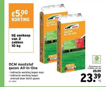 Dcm Meststof Gazon All-in-one