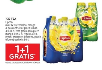 Alvo Ice tea lipton aanbieding