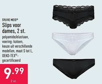 ALDI Slips voor dames aanbieding