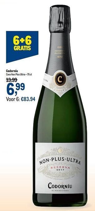 Codorníu cava non plus ultra