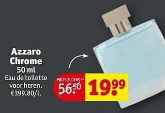 Kruidvat Azzaro chrome edt aanbieding