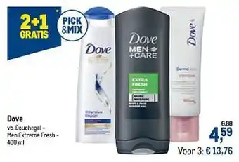 Dove douchegel - men extreme fresh 400 ml