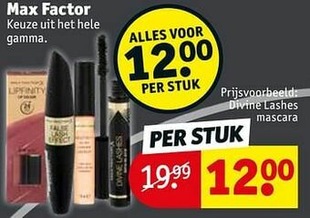 Kruidvat Divine lashes mascara aanbieding