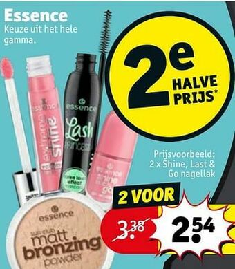 Kruidvat Shine, last + go nagellak aanbieding