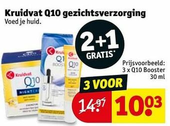 Kruidvat Q10 booster aanbieding