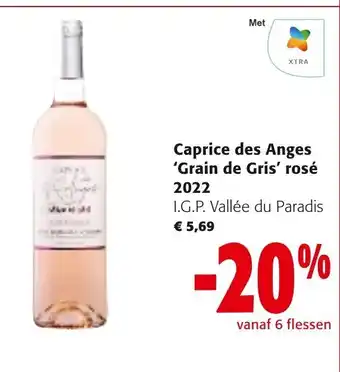 Colruyt Caprice des Anges 'Grain de Gris' rose 2022 aanbieding