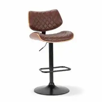 Leen Bakker Barkruk Ilyas - bruin - Leen Bakker aanbieding