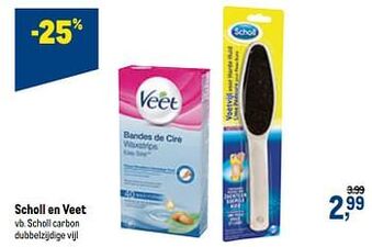 Makro Scholl carbon dubbelzijdige vijl aanbieding