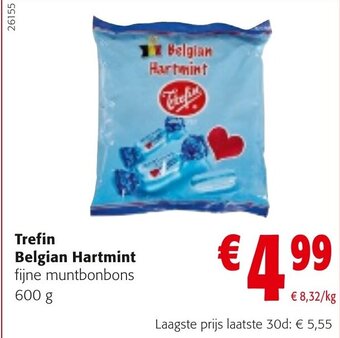 Colruyt Trefin Belgian Hartmint 600G aanbieding