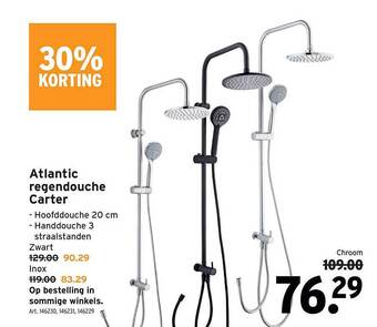 GAMMA Atlantic regendouche carter aanbieding