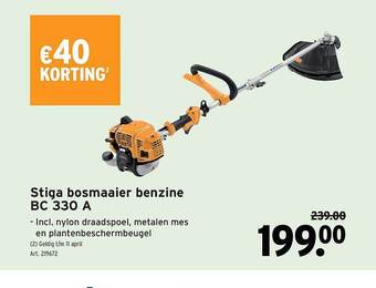 GAMMA Stiga bosmaaier benzine aanbieding