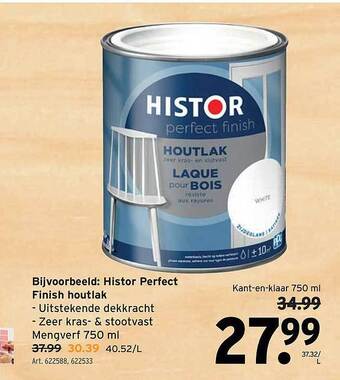 GAMMA Histor perfect finish houtlak aanbieding